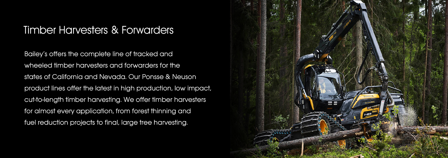 Timber Harvesters & Forwarders