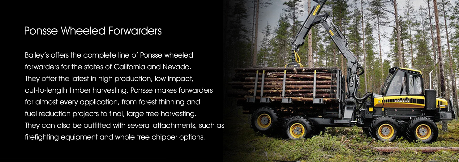 Ponsse Wheeled Forwarders