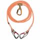 ArborMAX (14') Hi-Vee 2-in-1 Safety Lanyard Kit with Aluminum Snap Hooks