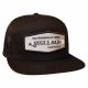 Sugihara 7 Panel Flat Bill Hat (Black)