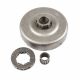 Husqvarna OEM Rim & Clutch Drum Assembly (.404) for 385, 390 Chainsaws 537137902