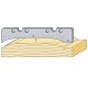 Logosol 130mm M2 HSS Profile Knives (4mm Pair) Log Cabin