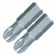 Wiha Pozidriv Insert Bit #0 X 25mm 2 Pk