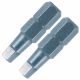 Wiha Square Insert Bit #1 X 25mm 2Pk